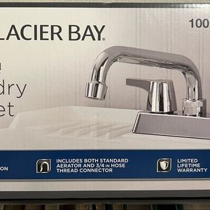 Glacier Bay. New. Laundry utility sink faucet